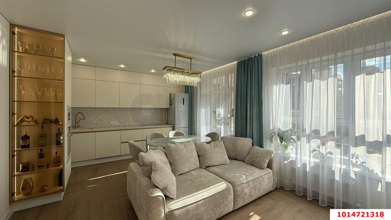 Фото №2: 2-комнатная квартира 72 м² - Краснодар, Достояние, ул. Григория Булгакова, 7к1