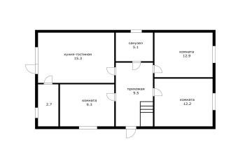 Фото №1: Дом 137 м² - Пластуновская, ул. Средняя, 26/1