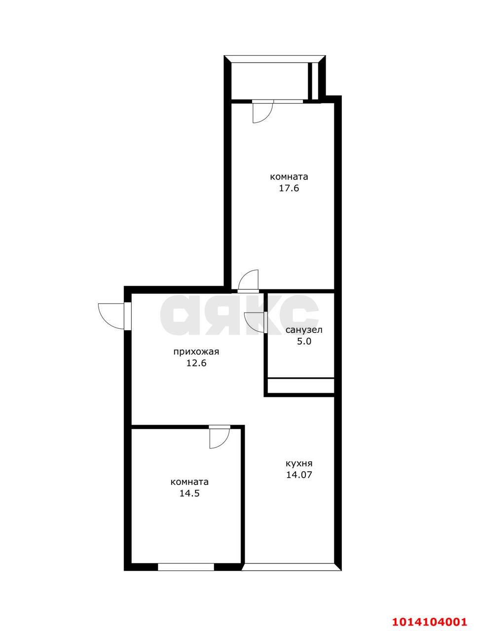 Фото №10: 2-комнатная квартира 68 м² - Краснодар, Пашковский, ул. Бородинская, 152/А