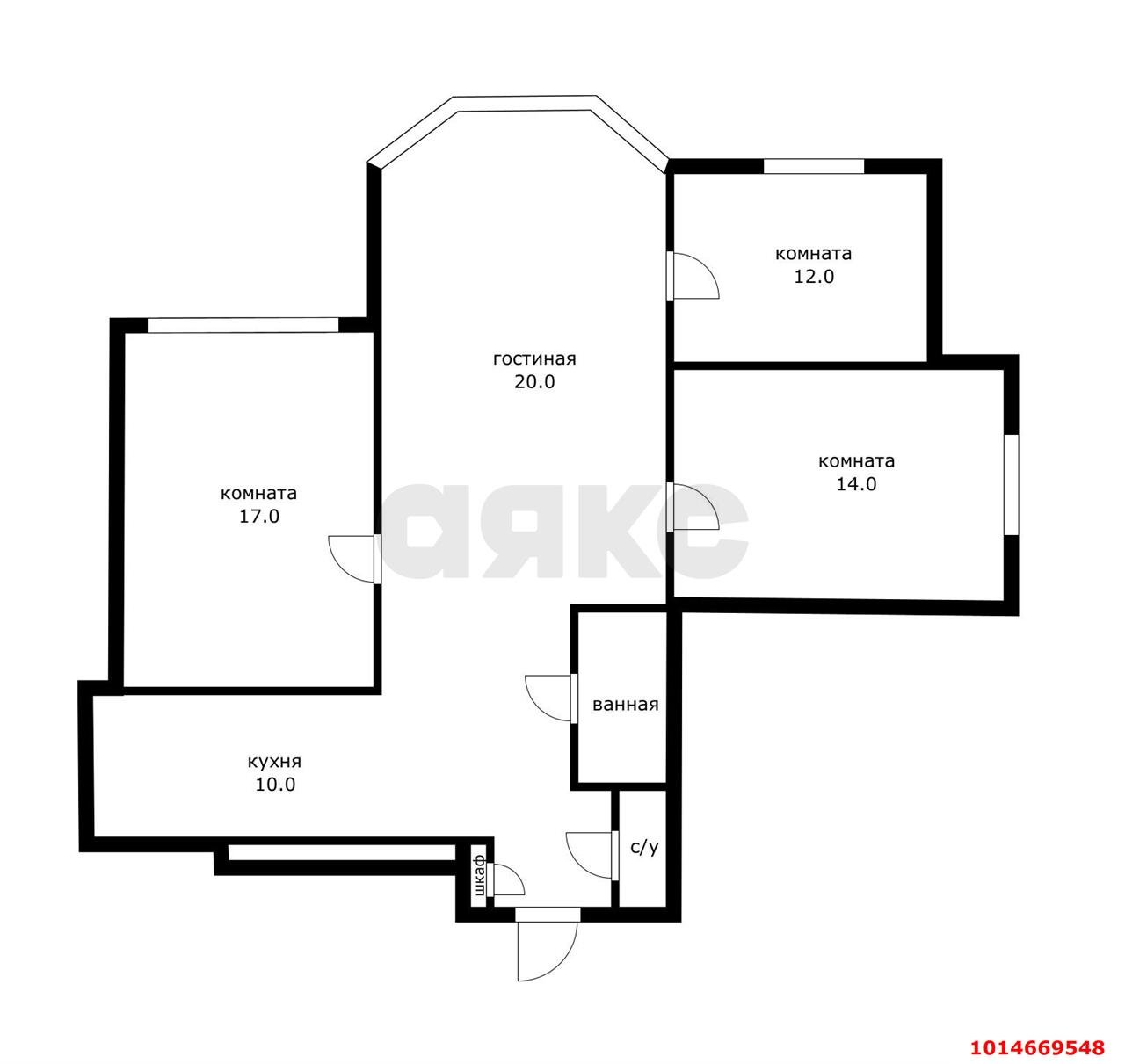 Фото №29: 3-комнатная квартира 105 м² - Краснодар, Прикубанский внутригородской округ, Солнечный, мкр. Фестивальный, ул. Яна Полуяна, 51/1