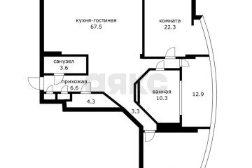 Фото №2: 3-комнатная квартира 157 м² - Краснодар, мкр. Горгаз, ул. Николая Кондратенко, 6к2