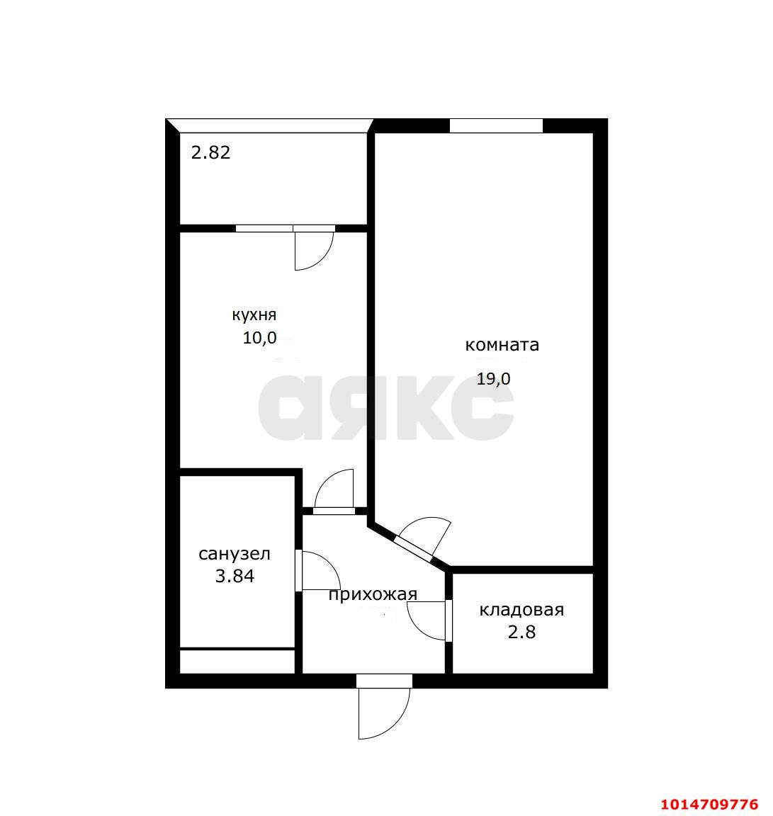 Фото №7: 1-комнатная квартира 40 м² - Краснодар, Центральный, ул. Красная, 176