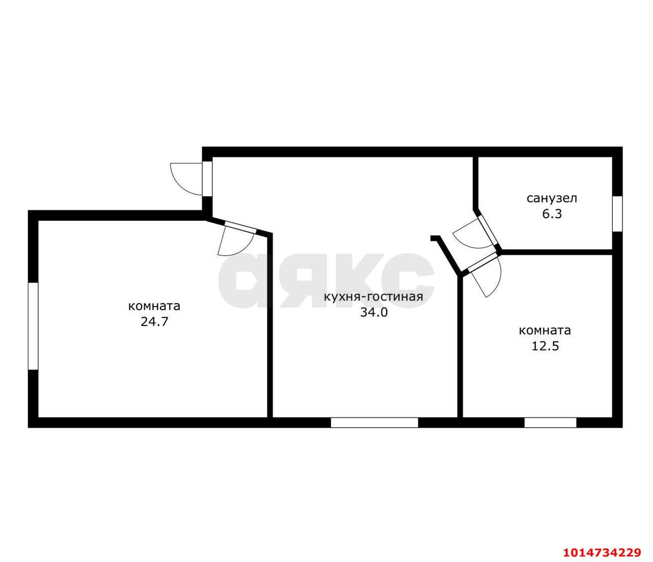 Фото №9: 2-комнатная квартира 77 м² - Краснодар, Новознаменский, ул. Покровская, 25
