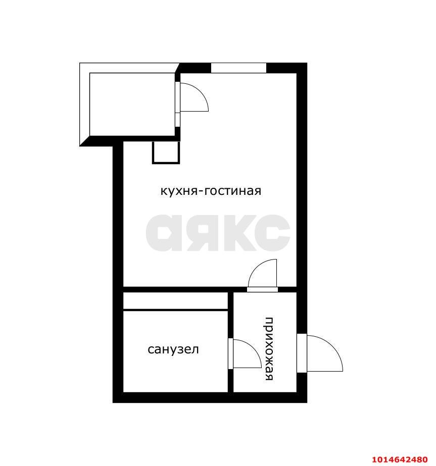 Фото №15: Студия 23 м² - Краснодар, Прикубанский внутригородской округ, мкр. жилой комплекс Европа-Сити, ул. Античная, 4
