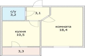 Фото №4: 1-комнатная квартира 35 м² - Новая Адыгея, мкр. жилой комплекс Мега, ул. Бжегокайская, 90/3к4