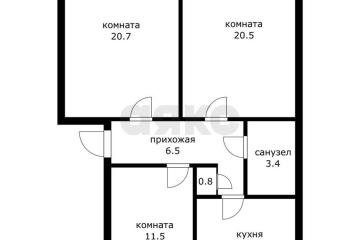 Фото №1: 3-комнатная квартира <span class="whitespace-nowrap">73 м²</span>, <span class="whitespace-nowrap">1/5 эт.</span> - Краснодар, мкр. Центральный, ул. Базовская, 156А