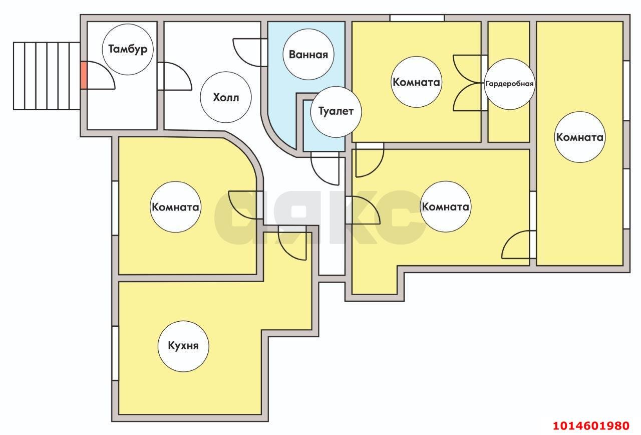 Фото №17: 4-комнатная квартира 106 м² - Краснодар, Центральный внутригородской округ, мкр. Табачная Фабрика, ул. Дербентская, 18/3