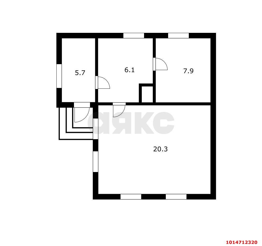 Фото №4: Дом 45 м² + 3.45 сот. - Краснодар, Хлопчато-бумажный Комбинат, ул. Камская, 8