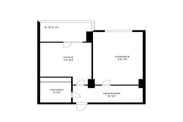 Фото №2: 1-комнатная квартира 44 м² - Краснодар, мкр. жилой комплекс Аврора, ул. имени Дзержинского, 95