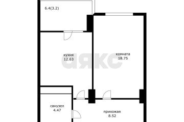 Фото №3: 1-комнатная квартира 47 м² - Краснодар, мкр. ЖК Аврора, ул. имени Дзержинского, 95