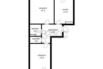 Фото №4: 2-комнатная квартира 59 м² - Краснодар, мкр. 4-й квартал, ул. Боспорская, 8