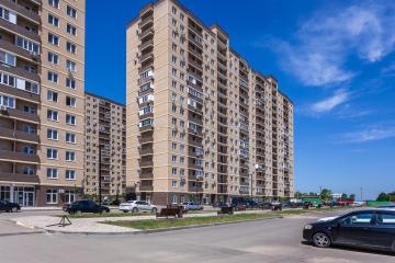 Фото №1: 2-комнатная квартира 61 м² - Краснодар, мкр. жилой комплекс Дыхание, ул. Лётчика Позднякова, 2к17