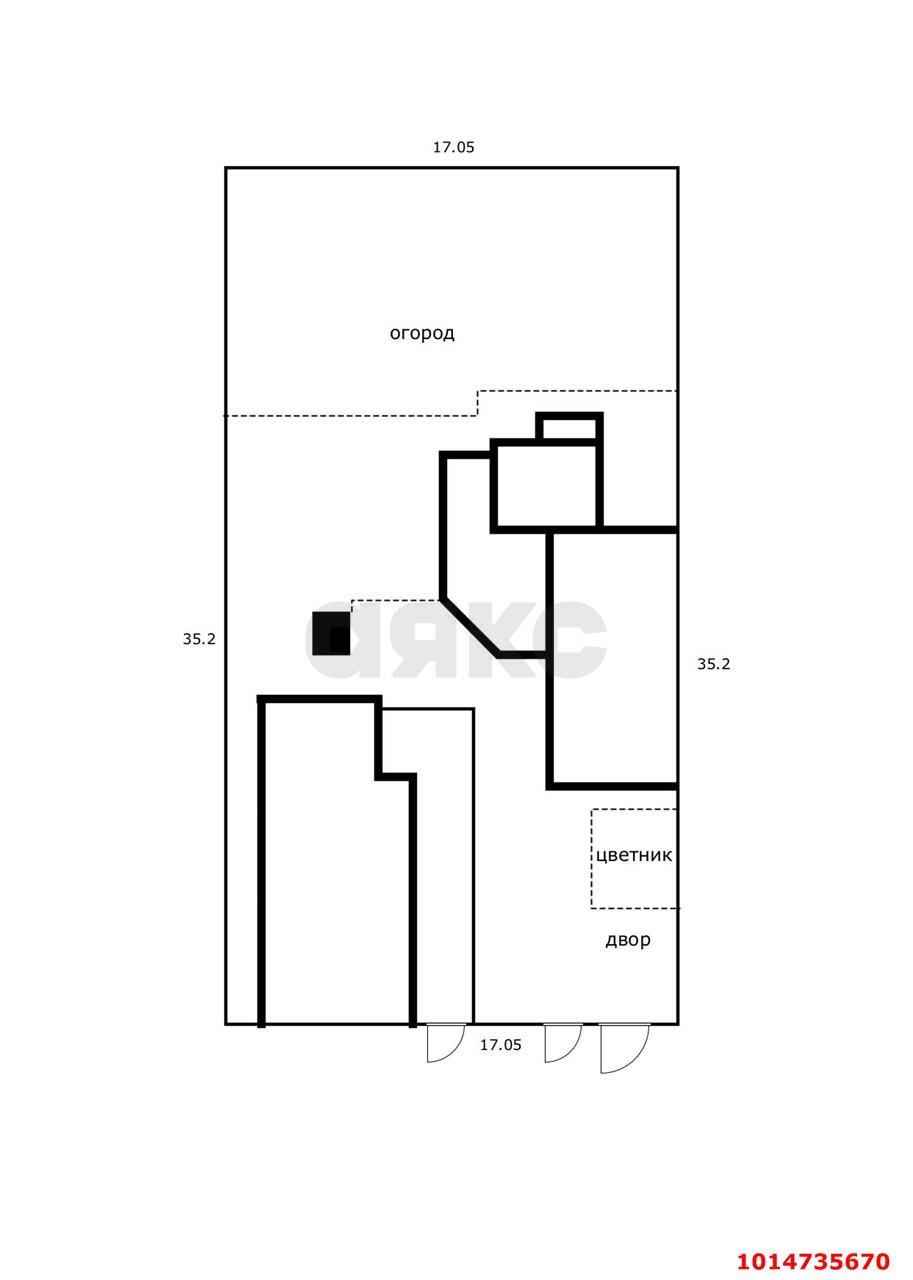 Фото №8: Земельный участок под ИЖС 6.05 сот. - Краснодар, Фестивальный, ул. Карла Маркса