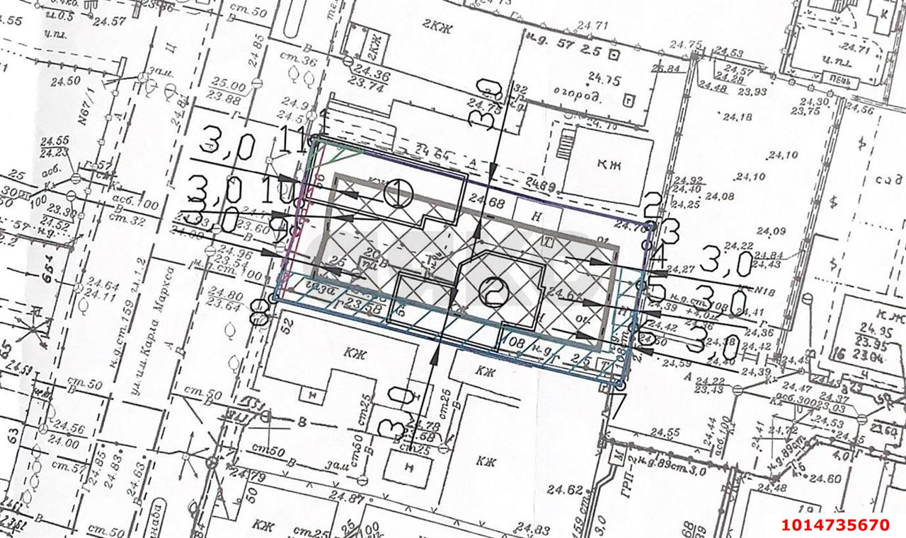 Фото №10: Земельный участок под ИЖС 6.05 сот. - Краснодар, Фестивальный, ул. Карла Маркса