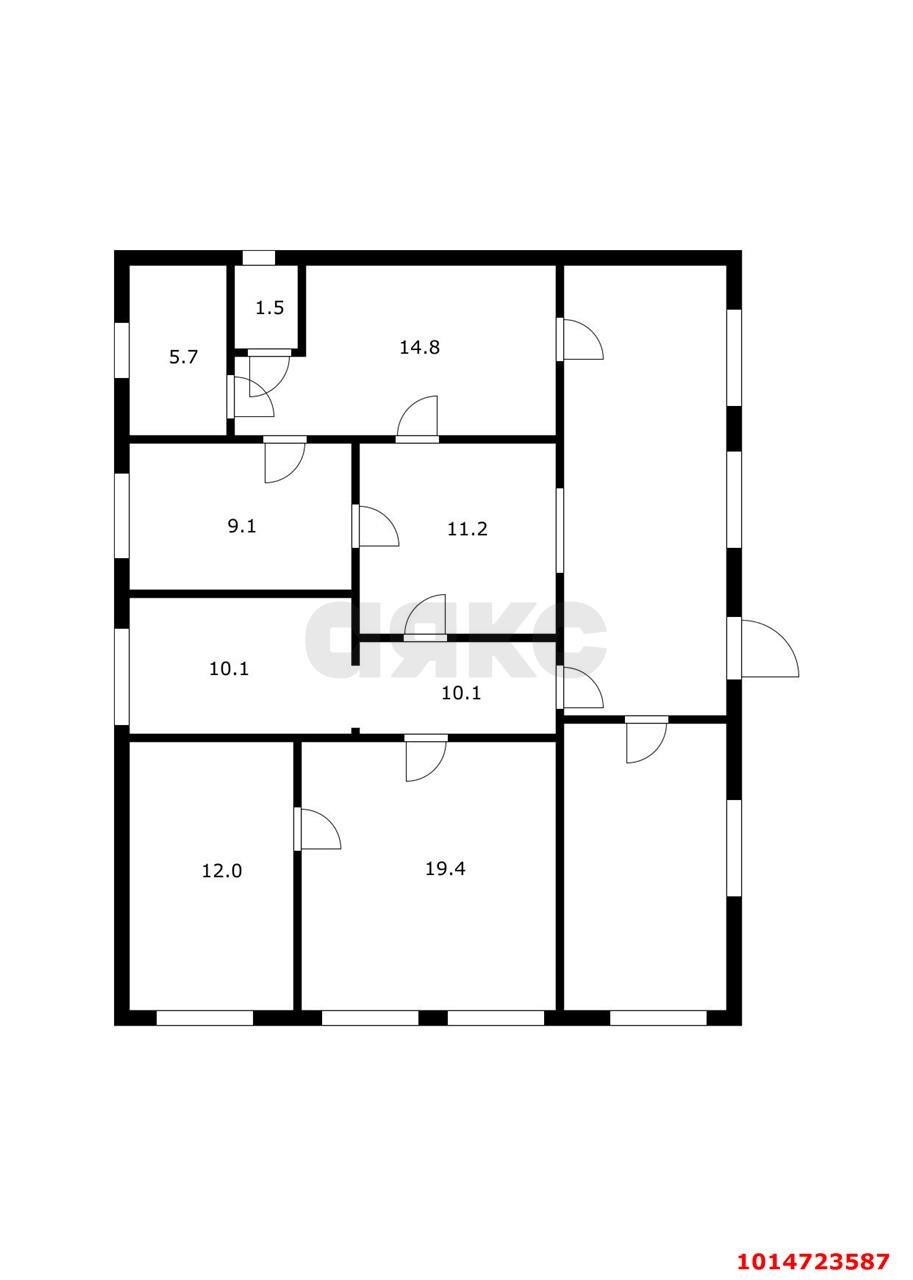 Фото №18: Дом 89 м² + 6.2 сот. - Кошехабль, ул. Гагарина