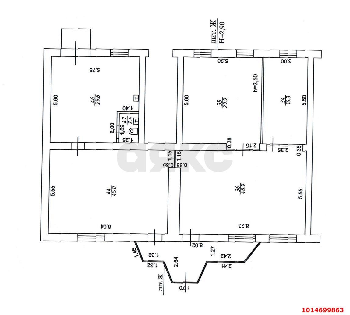 Фото №8: Торговое помещение 171 м² - Краснодар, Фестивальный, ул. имени Тургенева, 136