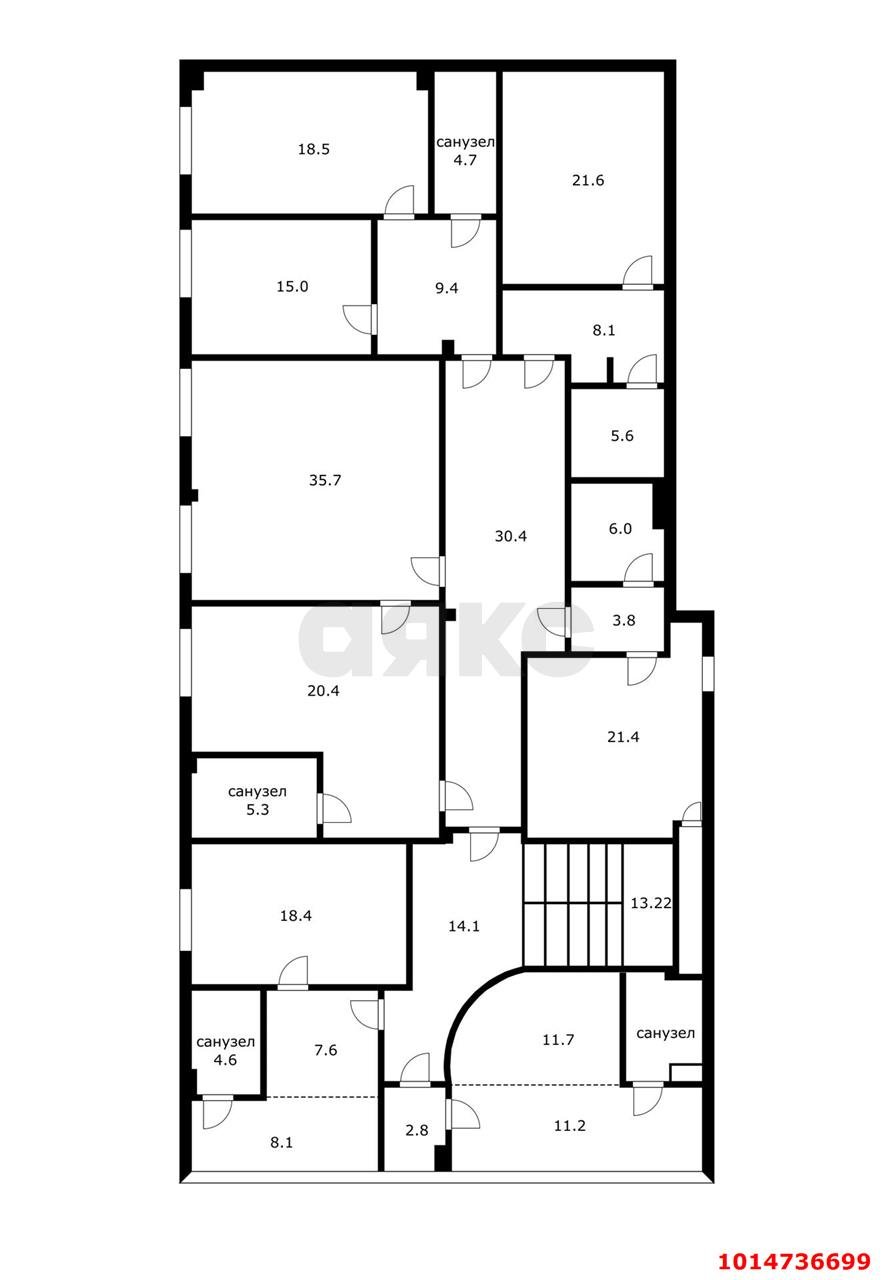 Фото №18: Офисное помещение 282 м² - Краснодар, Центральный, ул. Кутузова, 75