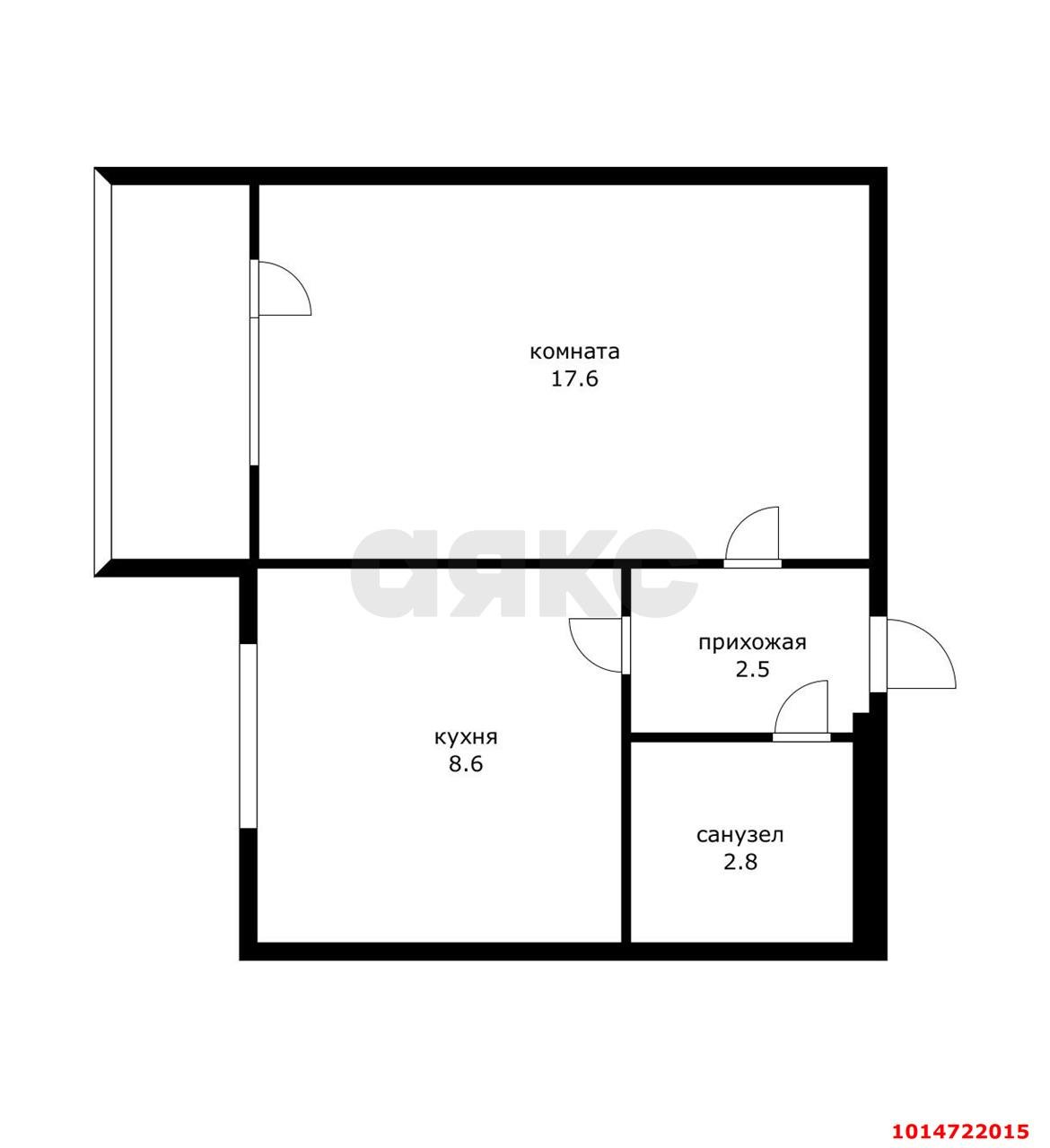 Фото №16: 1-комнатная квартира 36 м² - Краснодар, Черёмушки, ул. Ставропольская, 89