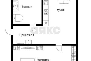 Фото №1: 1-комнатная квартира 36 м² - Российский, мкр. Прикубанский внутригородской округ, ул. Атамана Бабыча, 11