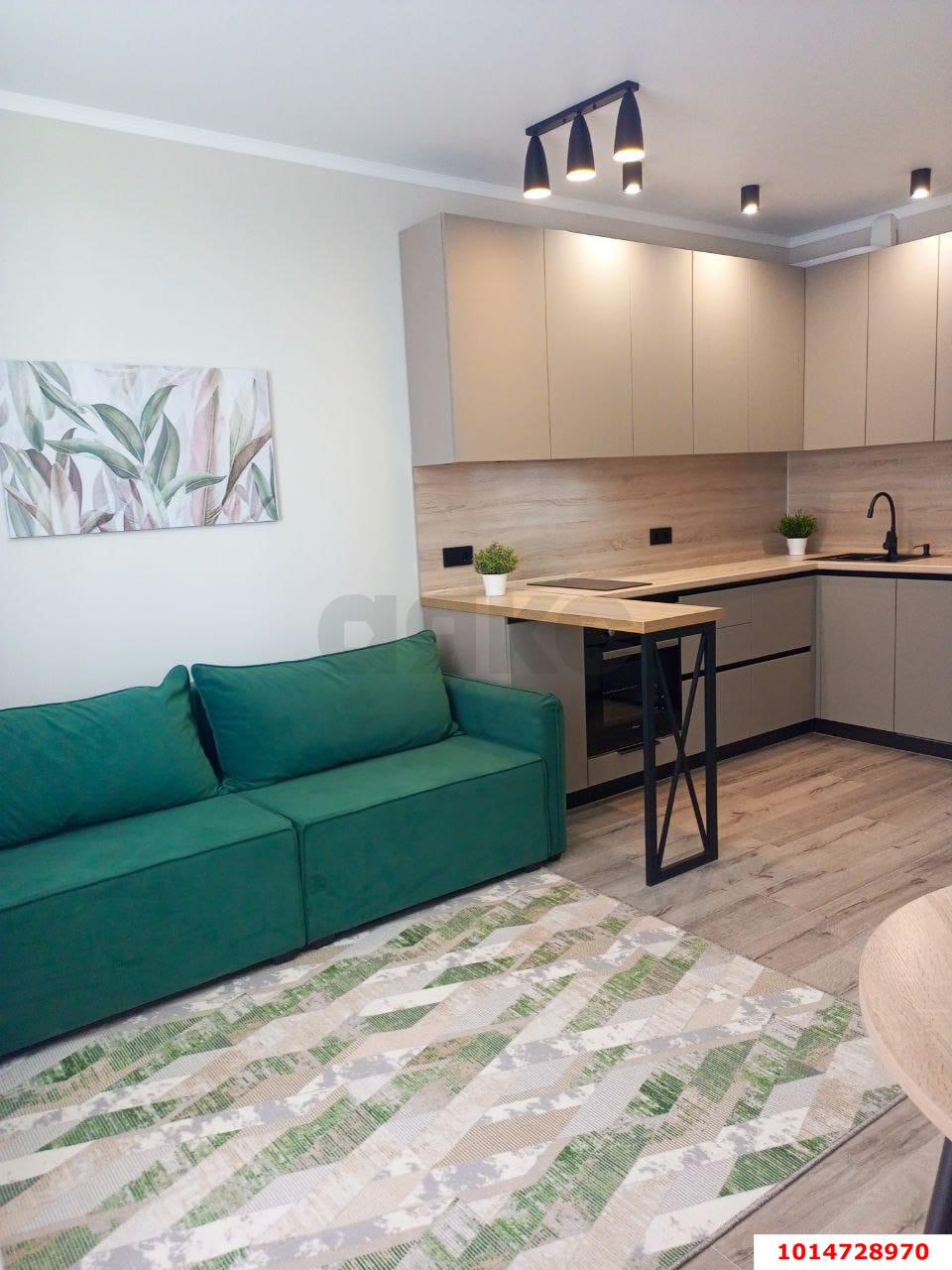 Фото №5: 1-комнатная квартира 40 м² - Краснодар, Прикубанский внутригородской округ, мкр. жилой комплекс Ракурс, ул. имени Героя Ростовского, 8к5