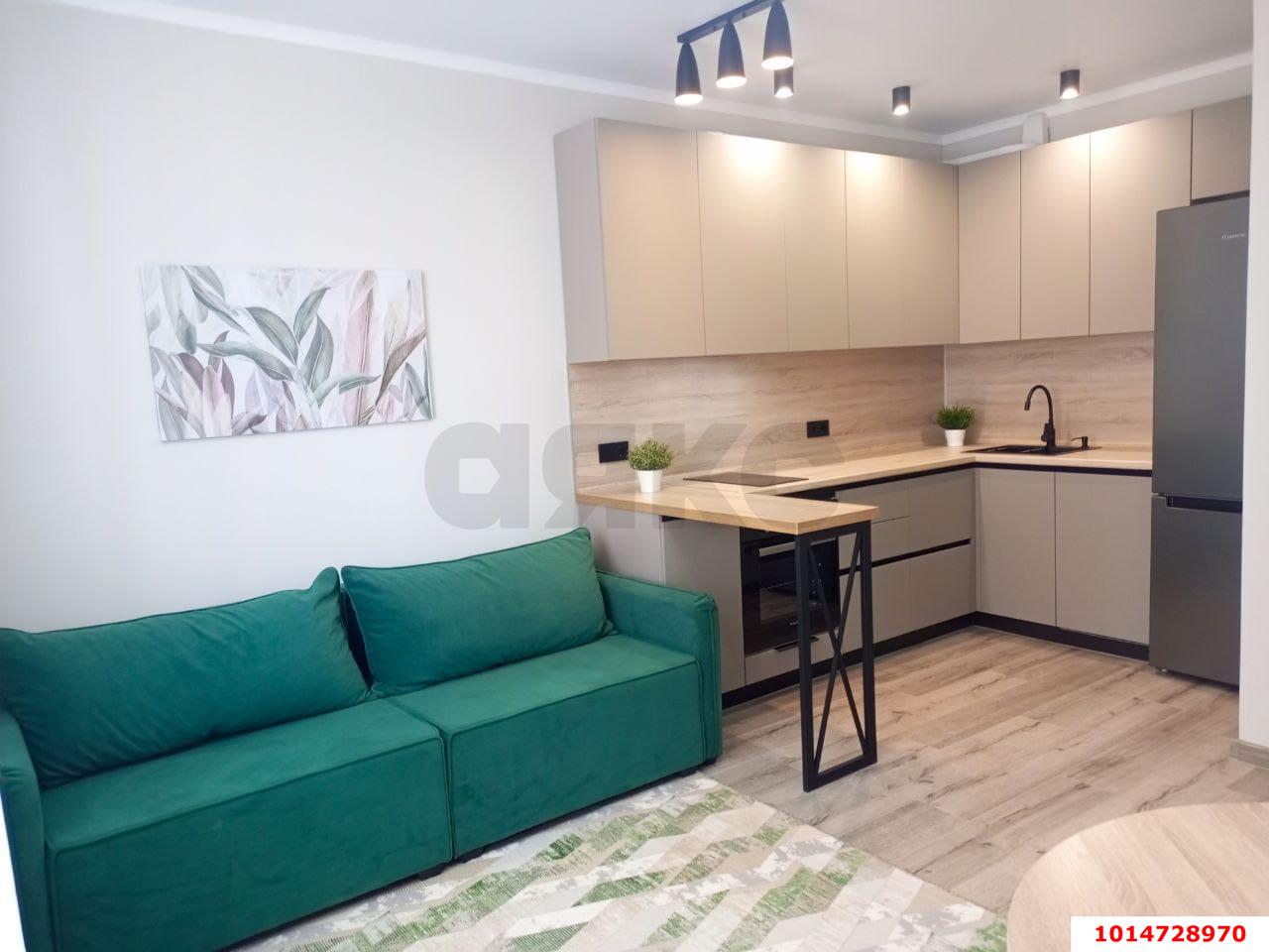 Фото №3: 1-комнатная квартира 40 м² - Краснодар, Прикубанский внутригородской округ, мкр. жилой комплекс Ракурс, ул. имени Героя Ростовского, 8к5