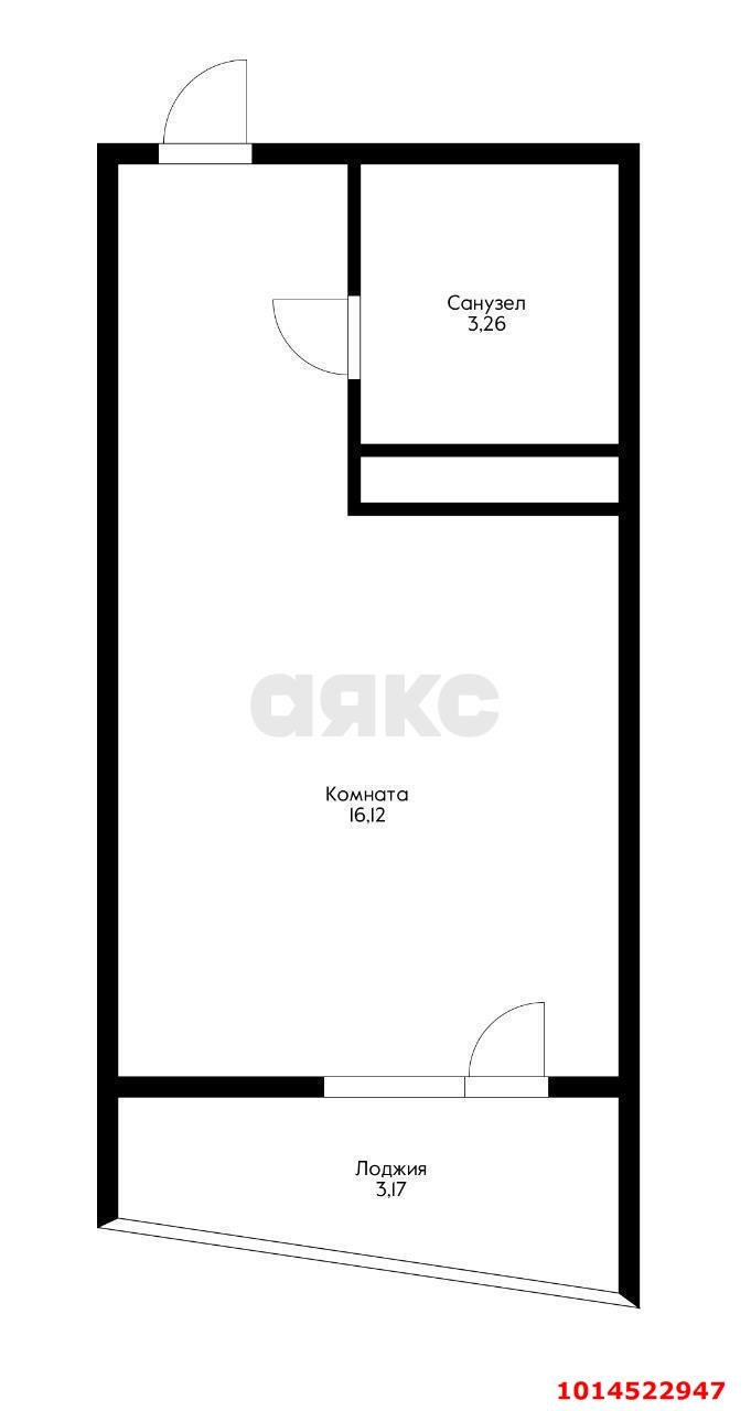 Фото №16: Студия 24 м² - Краснодар, жилой комплекс Гарантия, ул. Восточно-Кругликовская, 42/3к1