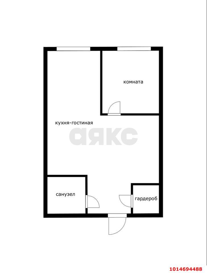 Фото №15: 1-комнатная квартира 40 м² - Краснодар, Центральный, ул. Красная, 176