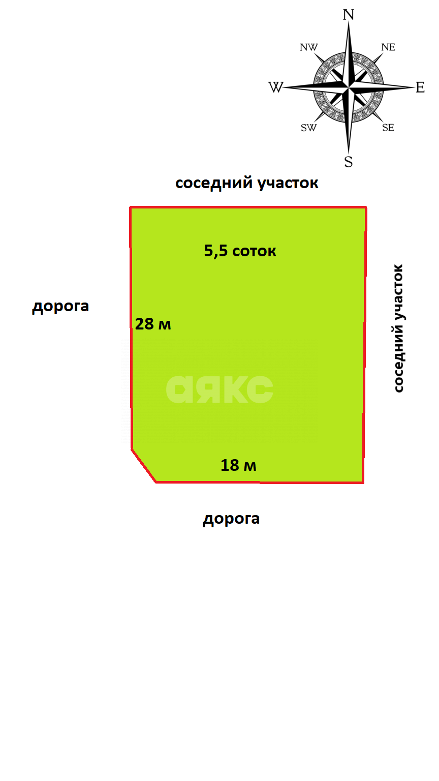 Фото №17: Земельный участок под ИЖС 5.5 сот. - Ахтанизовская, пер. Спортивный