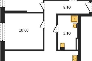 Фото №1: 2-комнатная квартира 68 м² - Краснодар, мкр. Прикубанский внутригородской округ, 