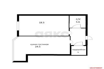 Фото №4: 1-комнатная квартира 52 м² - Краснодар, мкр. Кожзавод, ул. Минская, 122/9