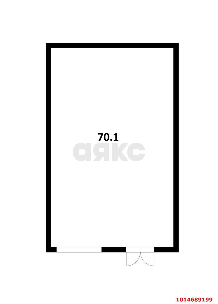 Фото №4: Торговое помещение 71 м² - Краснодар, Краевая Клиническая Больница, ул. Домбайская, 4/1