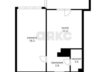 Фото №2: 1-комнатная квартира 39 м² - Краснодар, мкр. Завод Радиоизмерительных Приборов, ул. 2-я Российская, 162
