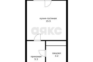 Фото №2: Студия 24 м² - Знаменский, мкр. Родные Просторы, ул. Природная, 10Бк24