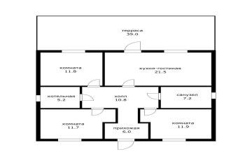 Фото №2: Дом 91 м² - Тульский, ул. Северная, 62