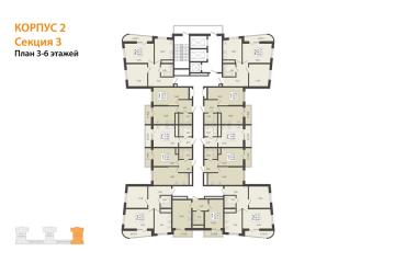 Фото №3: 1-комнатная квартира 40 м² - Берёзовый, мкр. Прикубанский внутригородской округ, 