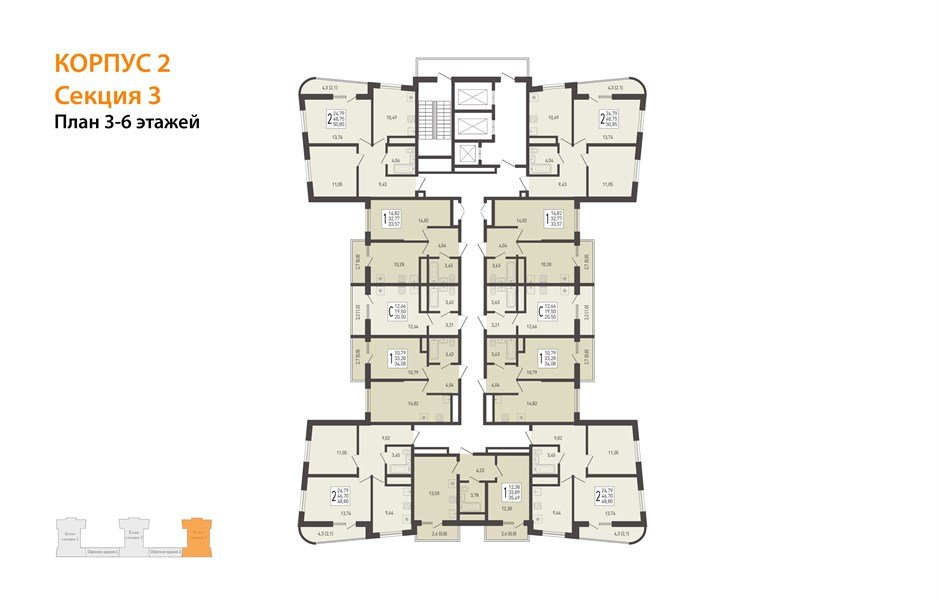 Фото №3: 1-комнатная квартира 40 м² - Берёзовый, Витаминкомбинат, мкр. Прикубанский внутригородской округ