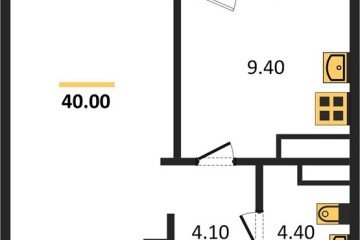 Фото №1: 1-комнатная квартира 42 м² - Краснодар, мкр. жилой комплекс Югге, 