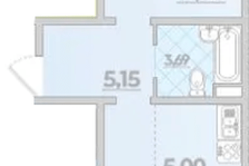 Фото №1: 1-комнатная квартира 44 м² - Берёзовый, мкр. жилой комплекс Молодёжный-2, 