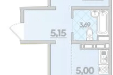 Фото №1: 1-комнатная квартира 44 м² - Берёзовый, мкр. жилой комплекс Молодёжный-2, 