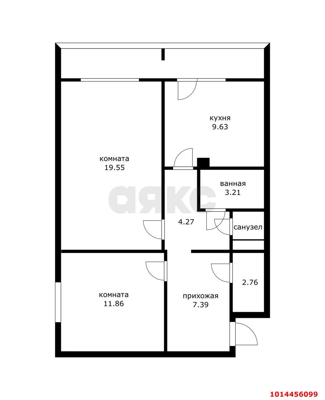 Фото №13: 2-комнатная квартира 68 м² - Краснодар, Репино, пр-д Репина, 22