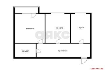 Фото №1: 2-комнатная квартира 56 м² - Новая Адыгея, мкр. жилой комплекс Тургеневский, ул. Тургеневское шоссе, 3/7