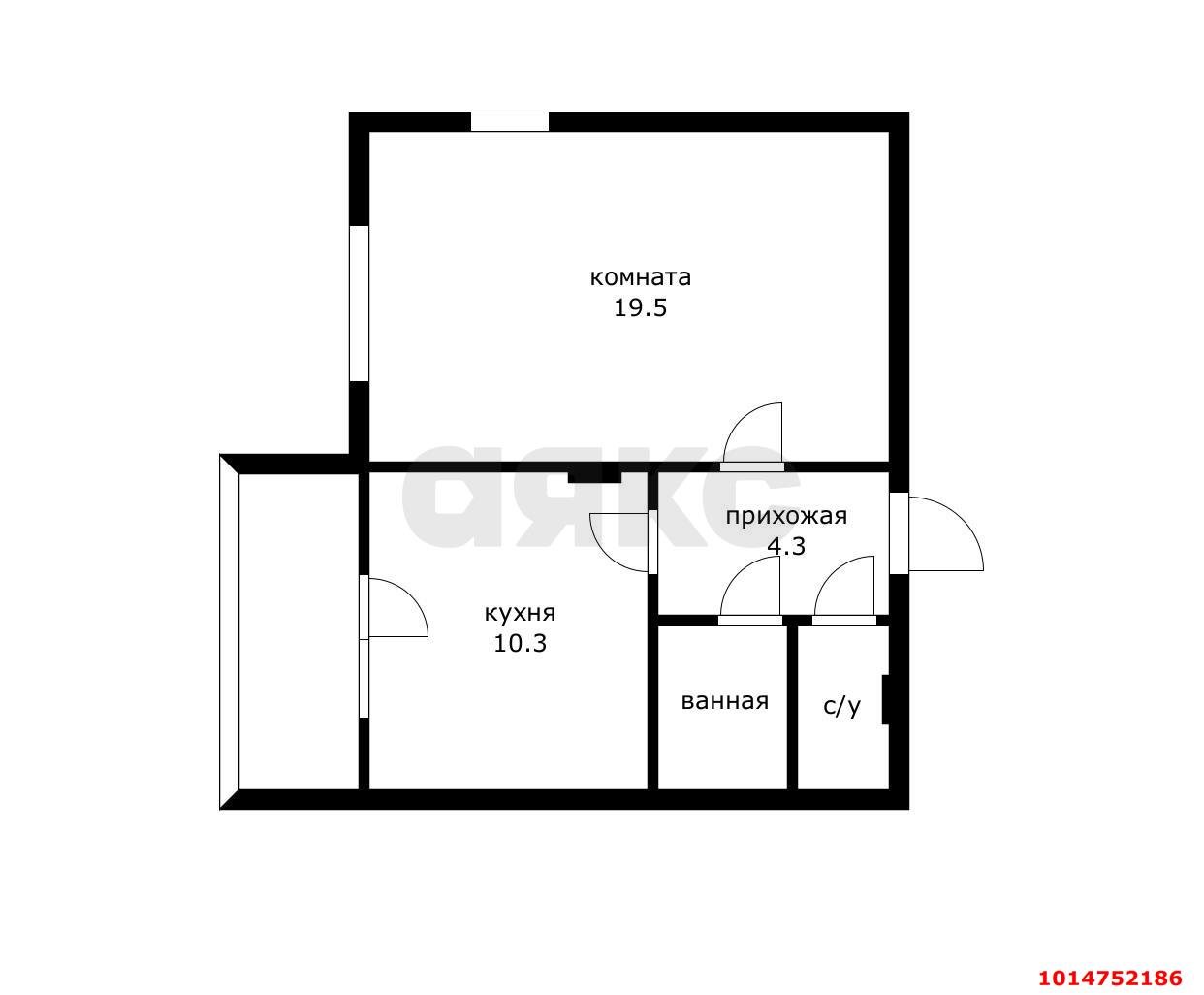 Фото №13: 1-комнатная квартира 42 м² - Краснодар, Дубинка, ул. Ставропольская, 174