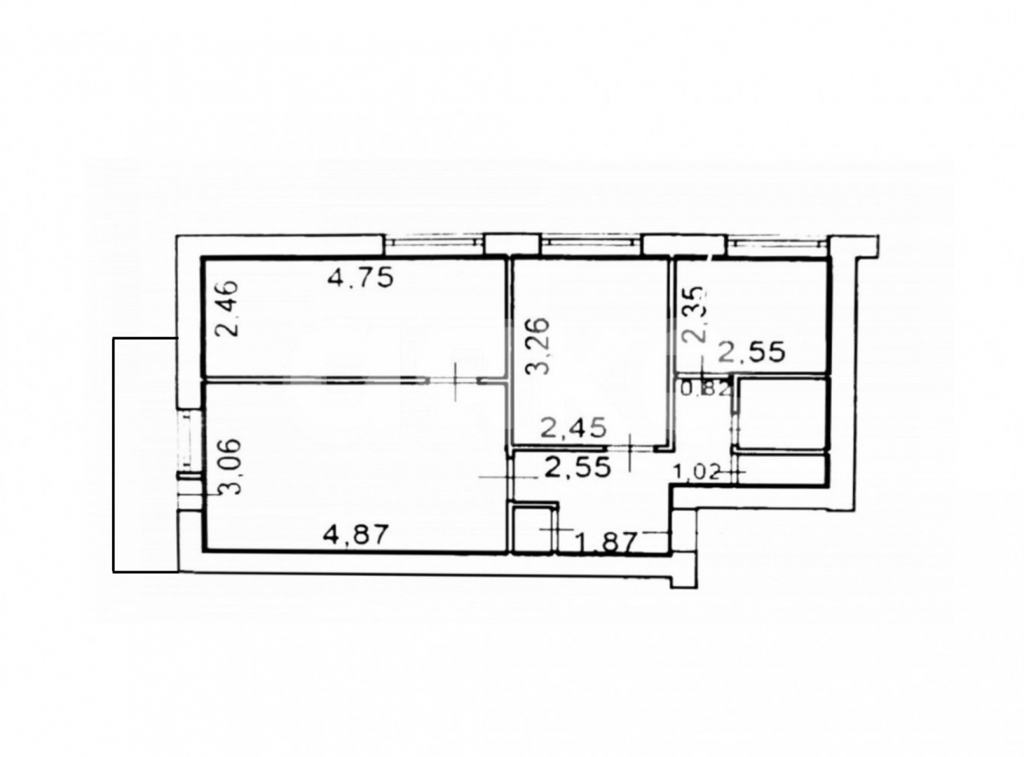 Фото №11: 3-комнатная квартира 51 м² - Симферополь, 1229-й квартал, ул. Кечкеметская, 79