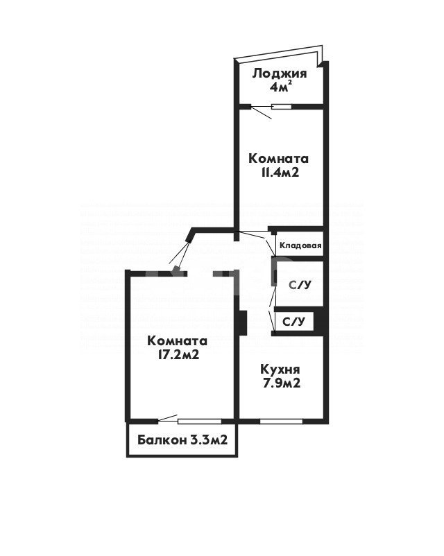 Фото №19: 2-комнатная квартира 47 м² - Геленджик, ул. Молодёжная, 1