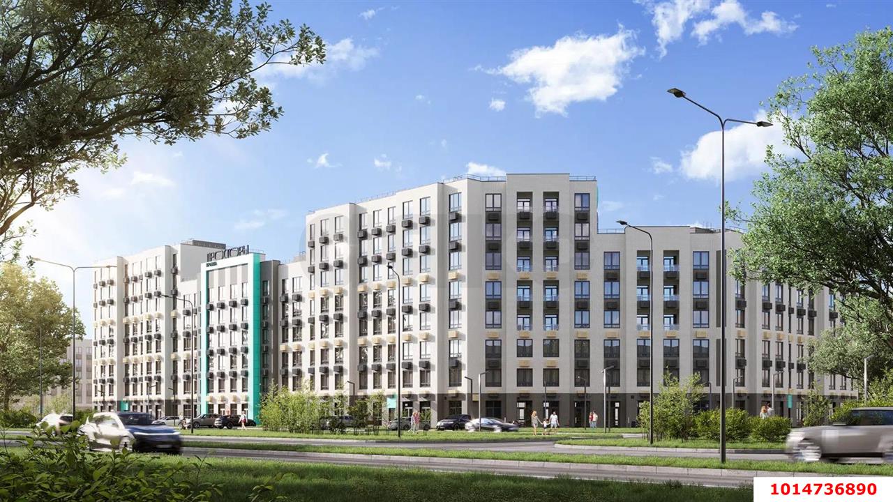 Фото №1: 1-комнатная квартира 42 м² - Приморский, жилой комплекс Просторы Крыма, 