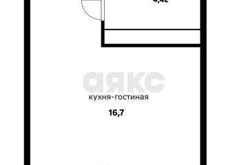 Фото №4: Студия 28 м² - Краснодар, мкр. Школьный, ул. Школьная, 1