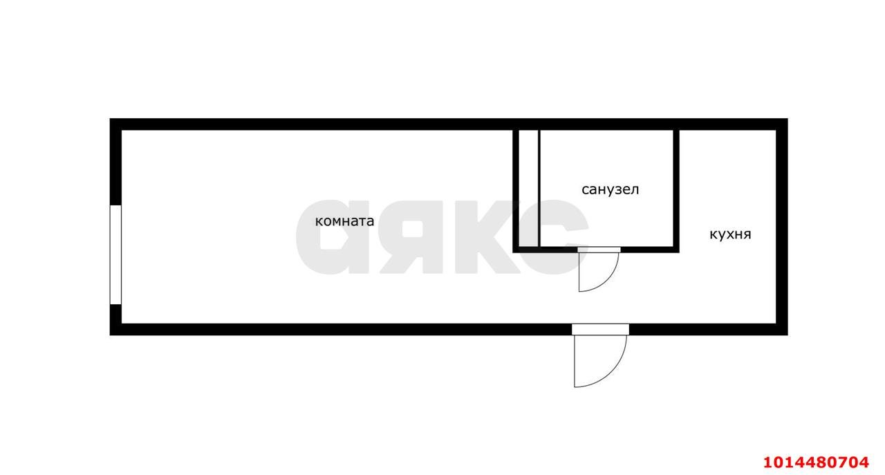 Фото №9: Студия 26 м² - Краснодар, Завод Измерительных Приборов, ул. Карякина, 5к2