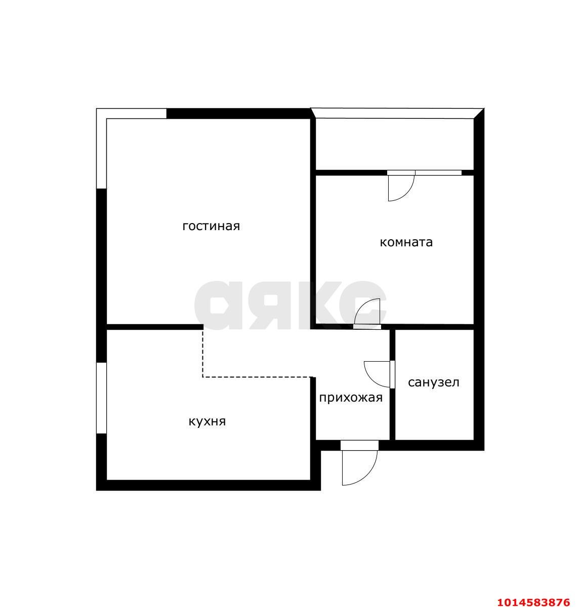 Фото №11: 1-комнатная квартира 51 м² - Краснодар, Прикубанский внутригородской округ, мкр. жилой комплекс Самолёт-5, ул. Ивана Беличенко, 99