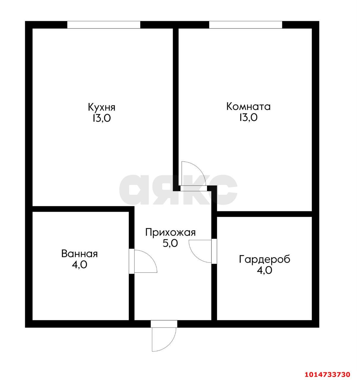 Фото №6: 1-комнатная квартира 37 м² - Краснодар, Славянский, 