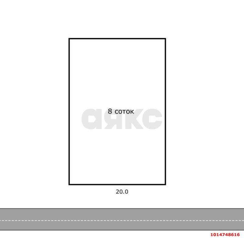 Фото №5: Земельный участок под ИЖС 8 сот. - Лазурный, Прикубанский внутригородской округ, ул. Янтарная, 44